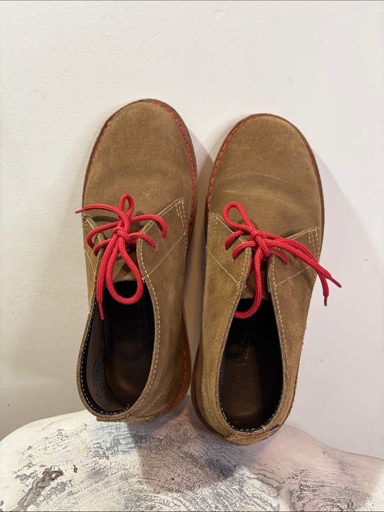 Veldskoen Heritage Pinotage Red Sole Red Laces Suede Leather Chukka Boot US 8 main image 9